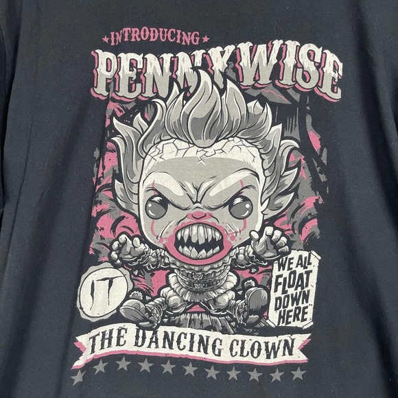 Pennywise The Dancing Clown Horror "It" Tee Shirt, POP Tees Size Men's XL - Picture 2 of 6